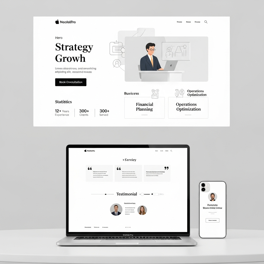 Consulting Firm Website Example