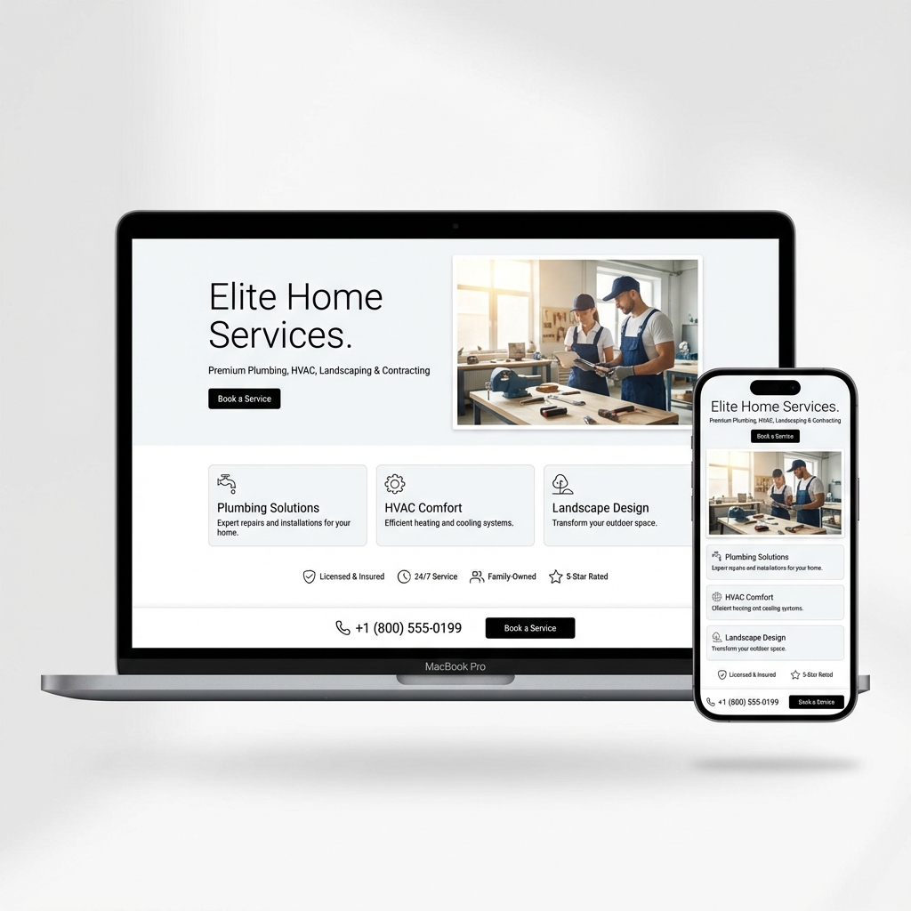 Local Service Business Website Example